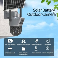 Larmcam Solar Powered CCTV Camera WiFi Dual Lens PIR 3MP IP66 - T4B