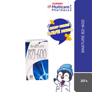 Bnature BZI-600 30’s | Vitamin B Complex for Daily Energy, Nerve & Metabolism Support