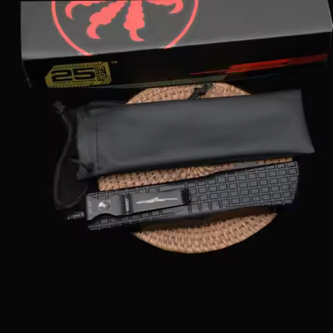 MICRO EDC TECH UT OTF Knives D2 Steel Blade CNC Aluminum Handle Outdoor camping Tactical Portable kn