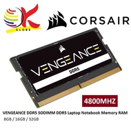 CORSAIR VENGEANCE SODIMM DDR5 4800MHZ NOTEBOOK LAPTOP SODIMM RAM ( 8GB / 16GB / 32GB )