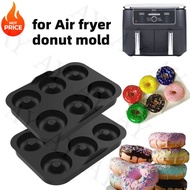 Air Fryer Donut Silicone Baking Pan Donut Mold for Ninja AF400EU AF451EU SL400EU AF500DE and Many Ot