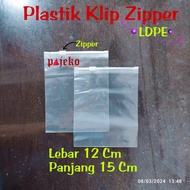 Ziplock Plastic 12 X 15 Cm, Zipper Clip Plastic 12 x 15 Cm, Clip Plastic 12 x 15 Cm
