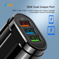 Terbaru!!!! Ecle Adaptor Charger Fast Charging 3 Usb Port Quick Charge