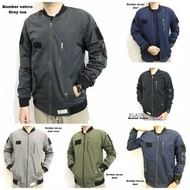 Women's jacket PLAIN BOMBER JACKET LATEST WOMEN'S JACKET ORIGINAL CASUAL MEN'S JACKET - Dark Grey L 