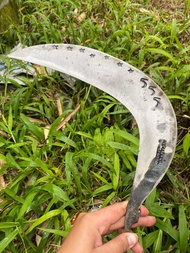 Arit sabit Rumput dan padi baja isen super tajam selap3 merk romadhon asli wonosobo super asahan