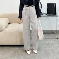 Oro pants women's high-waist loose pants, semi-wool culottes