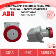 ABB 125A 5PIN INDUSTRIAL PLUG / WALL PLUG/ WALL SOCKET/CONNECTOR SOCKET -IP67
