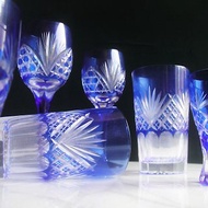【老時光 OLD-TIME】早期二手國外進口精緻手工玻璃杯六件組
