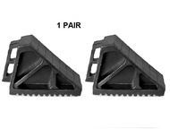 Wheel Stopper Choke / Lorry Tyre Rubber Stopper Premium Grade 1PAIR ​​​​​​​Size: 260mm(L) X 120mm(W)