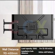 Wall Mount TV Bracket 32-90 Inch Heavy Duty Extendable Adjustable TV Stand Universal Pendakap TV