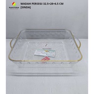 SQUARE CONTAINER 32.5X28X6.5 CM [SINDA]