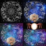 JN 23x23In Board Game Card Table Covers Magician Daily Pad Tarot Tablecloth Rune Divination Altar Ta