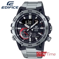 Casio Edifice นาฬิกาข้อมือผู้ชาย สายสแตนเลส รุ่น ECB-40D-1ADF / ECB-40DC-1ADF