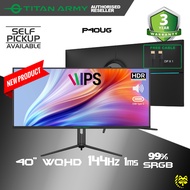 TITAN ARMY 40” IPS WQHD 2K 144Hz 1ms HDR400 92%DCI-P3 Ultrawide USB-C Monitor with Speaker (P40UG)-[