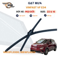 VinFast VF E34-Schaaffler Premium Soft Body Wipers Size 22 & 16