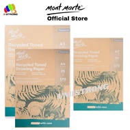 Mont Marte Recycled Toned Drawing Paper 170gsm A3/A4/A5 25 Sheets