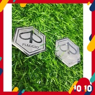 Vespa Logo Piaggio Hexagon Steel - LV