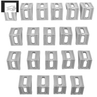 20Pcs 4040 Aluminum Corner Brackets Corner Fitting Angle 40 X 35 Connector Fastener For 4040 Industr