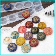 HO Chakra Healing Silicone Epoxy Casting Molds 7 Chakra Stones Resin Molds for Yoga
