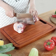 Ebony Wood Cutting Board Solid Wood Square Chopping Board Integrated Sink Cutting Board Gift Choppin