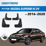 olded Car ud Flaps For Skoda Superb III 3V 2016-2020 2017 udflaps Splash Guards ud Flap udguards Fen