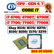 CPU i7 7700 6700 Runs H110/ B150/ B250/ Z170/ Z270 - USED.
