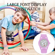 Electronic Watch Soft Strap Electronic Watch Kids Smart Watch with Large Display Accurate Timekeeping for Students Adjustable Wristwatch for Children in Asia