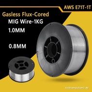 Gasless Stainless Steel MIG Wire E71T-GS - 1kg Flux Core for Self-Shielded Welding Machines