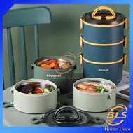 Gourmet Stainless Steel Multi Layer Lunch Box Thermal Bento Box Food Container Bekas Makanan Tahan P