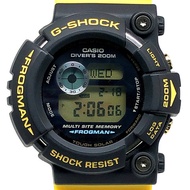 卡西歐 G-SHOCK Frogman Irukuji 2004 強韌太陽能手錶 GW-204K-9，國際版 Iruka Kujira 設計，黑黃配色，數字顯示，Mikunigaoka 專賣店