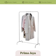 GANTUNGAN Best Choice SWITZERLAND White goalpost 99x152 cm, clothes display rack, iron clothes hange