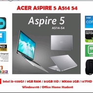 Laptop Acer aspire 5 a514 MX350