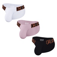 CMENIN ORLVS 3Pcs Cotton LOGO Breathable Underwear Men Jockstrap High Quality Briefs Mens Underpants