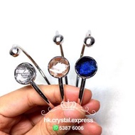 天鐵 鎳鐵隕石 925銀大衛星手鐲 《銀色/玫瑰金色/藍色》