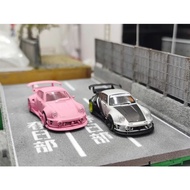 DCM 1/64 Scale diecast, Porsche RWB 964 Cyberpunk