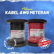 MERAH AWG Audio Electric Cable 16 Copper Meter / Meter Retail Black Red