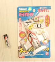 99%新 絕版罕有 市場難尋 咸旦超人 歸來的超人 超人阿鄉 地球防衛隊 MAT 戰機 戰車 玩具 1套 (入電芯可發光發聲)