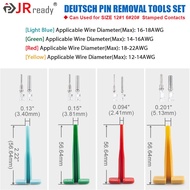 JRready Pin Extractor Tool For Solid/Stamped Contacts Terminal Removal Instrument For Deutsch Connec