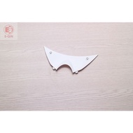 -Car Shell Player = RS-Z, RSZ, 3C8- Paint Part, Rear Cover Plate, White, Locomotive Car EG Parts