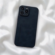 Da cừu Ốp điện thoại cho Iphone 15 14 13 12 11 Pro Max XS XR x 8 7 plus + Ốp da mờ bao gồm tất cả IP