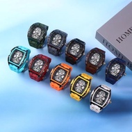 SCMI/Moment Mini Bugatti Men's Watch Large Screen Quartz Watch Fashion Skeleton Watch Boy's Watch