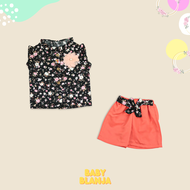 Baju Bayi Perempuan 6 12 Bulan Miiko Set