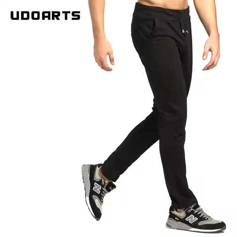 Udoarts Men's Basic Fleece Jogger 100% Cotton Pants Running Trousers