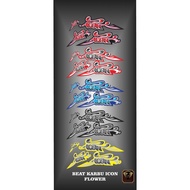 Striping Stickers icon flower carburetorBEAT