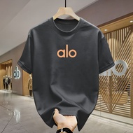 Alo T-shirt Short Sleeve – Casual Trendy Cotton Tee for Men & Women