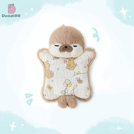 Boneka Beanbag Anak Anjing Laut Kecil yang Mengeluarkan Bunyi Menarik, Penyandar Pergelangan Tangan 