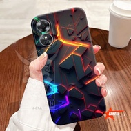 Softcase Oppo a17 A18 a38 a17k a58 4G a78 4G a78 5G a79 a98 Reno 10 11 11 Abstract Dark Cool Wallpap