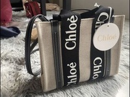 Chloe woody small tote 2022新款黑色