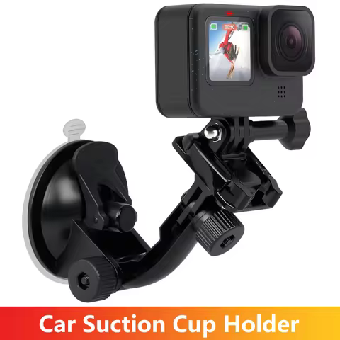 Car Suction Cup Holder Car Mount For GoPro Hero 13 12 11 10 9 8 Insta360 SJCAM SJ4000 AKASO DJI OSMO