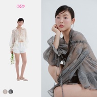 Babydoll style shirt with flared sleeves Cynara Maxi Top in many colors OLV